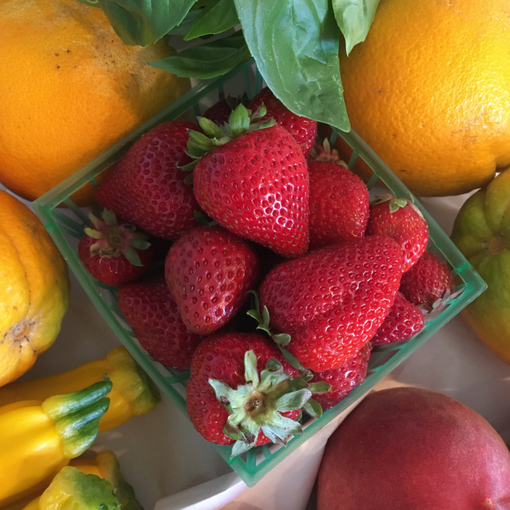 Photo example of Whole Food plant based groceries.