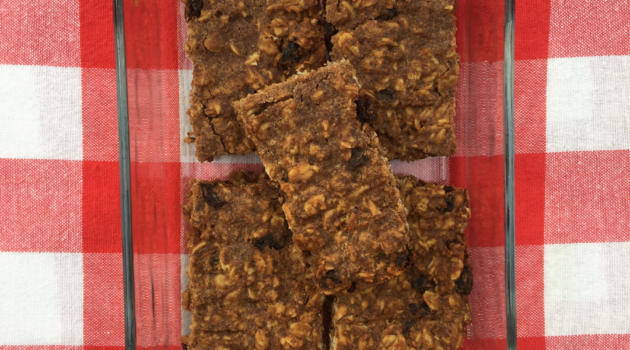 Photo example of Daniel Fast oatmeal bars.