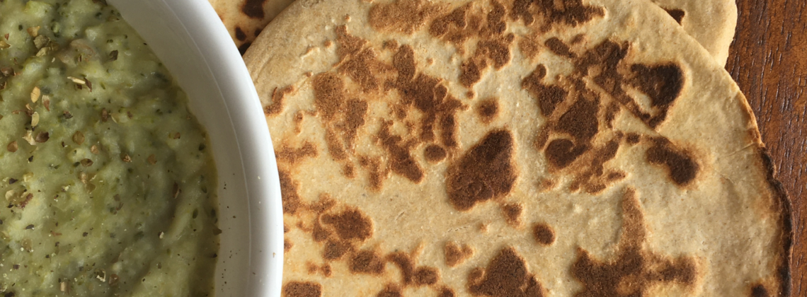 Photo example of Daniel Fast unleavened bread recipe.