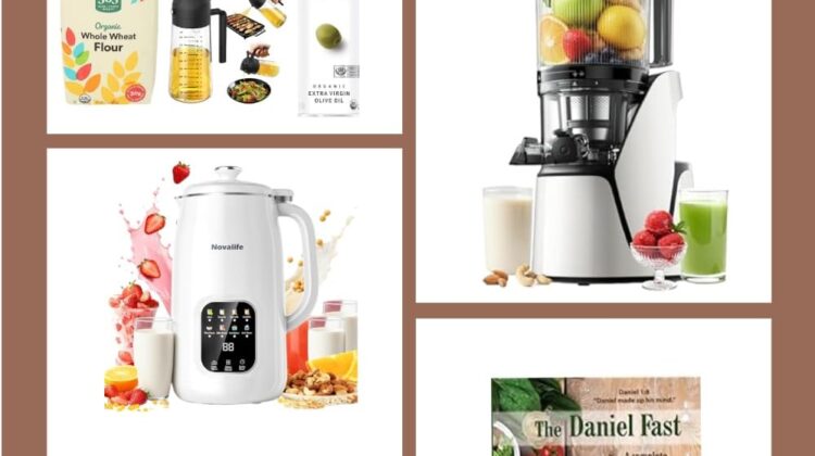 Photo example of my Daniel Fasting Essentials on Amazon.