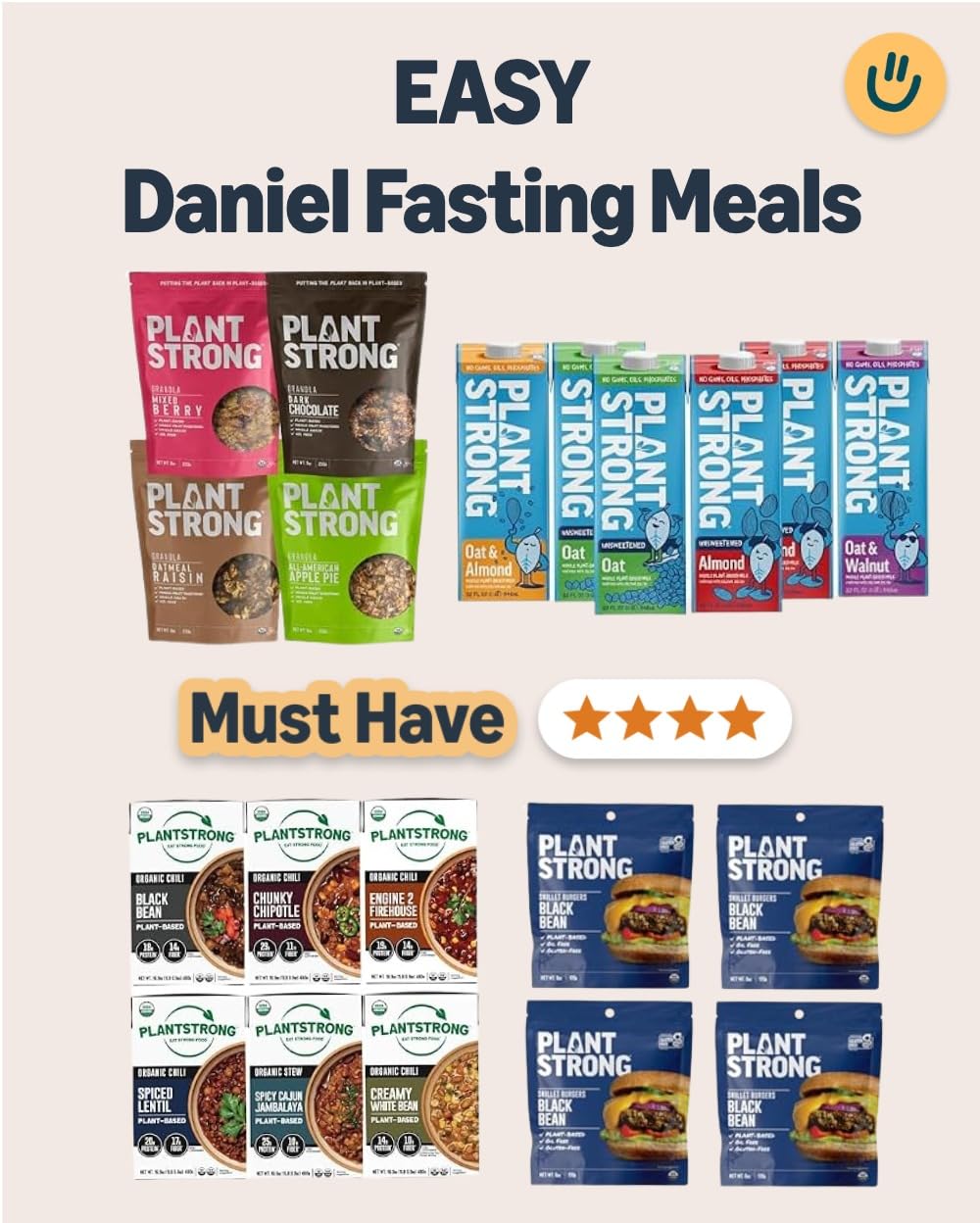 Photo example of Easy Daniel Fast Meals Breakfast Lunch Dinner on Amazon.