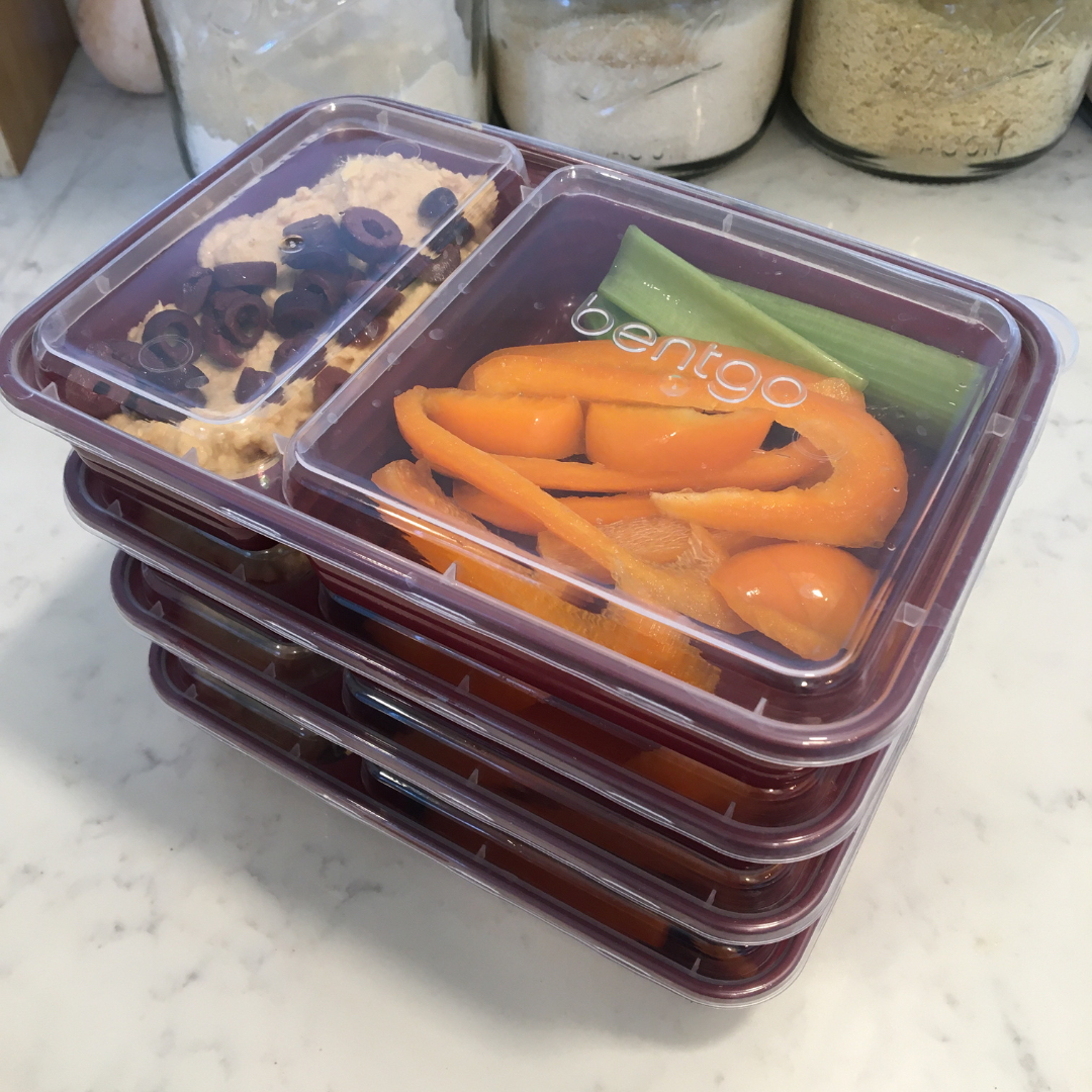 Photo of Daily Dozen lunch meal prep.