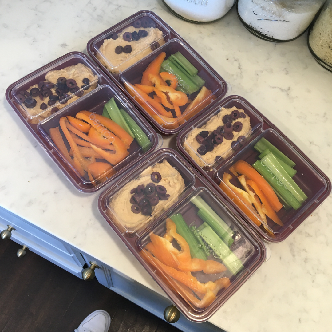 Photo of Daily Dozen meal prep containers.