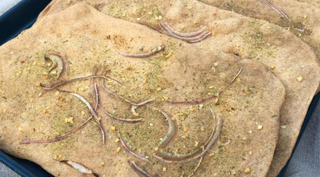 Photo of bread recipe for Daniel Fast.