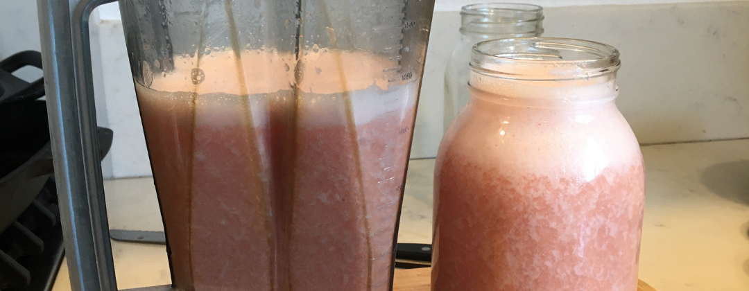 Photo of grapefruit lemon smoothie