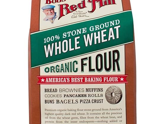 Photo of Bobs Red Mill Organic Whole Wheat Flour on Amazon.
