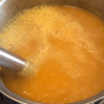 Photo of Fat free vegan butternut squash soup recipe.