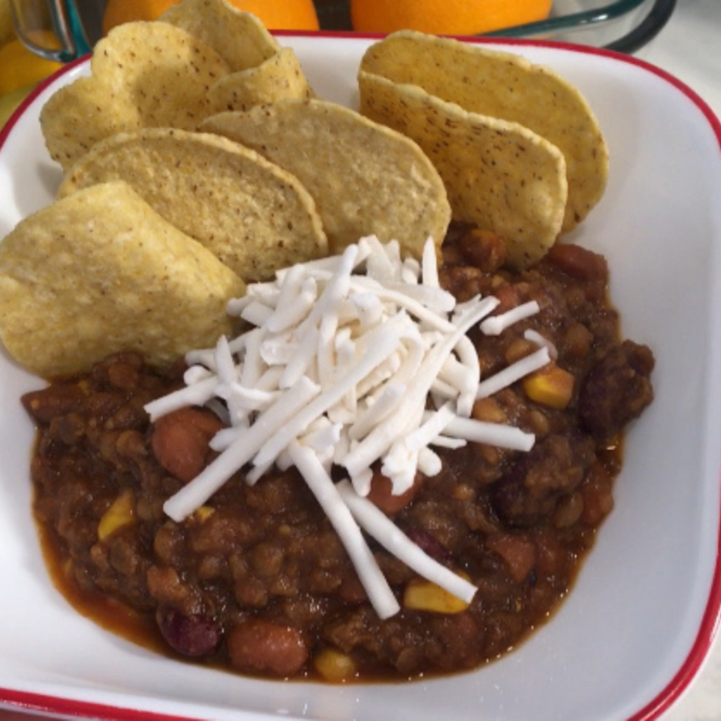 Easy Meatless Chili Freezer Packets 