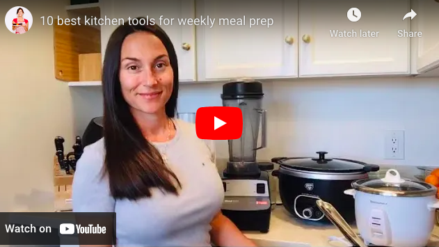 Photo example of 10 best kitchen tools for weekly meal prep YouTube video.