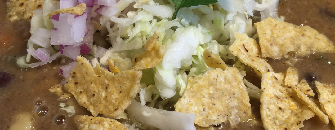 Photo example of vegan fat free black bean soup recipe.