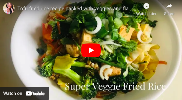 Photo example of Fried vegan rice recipes.