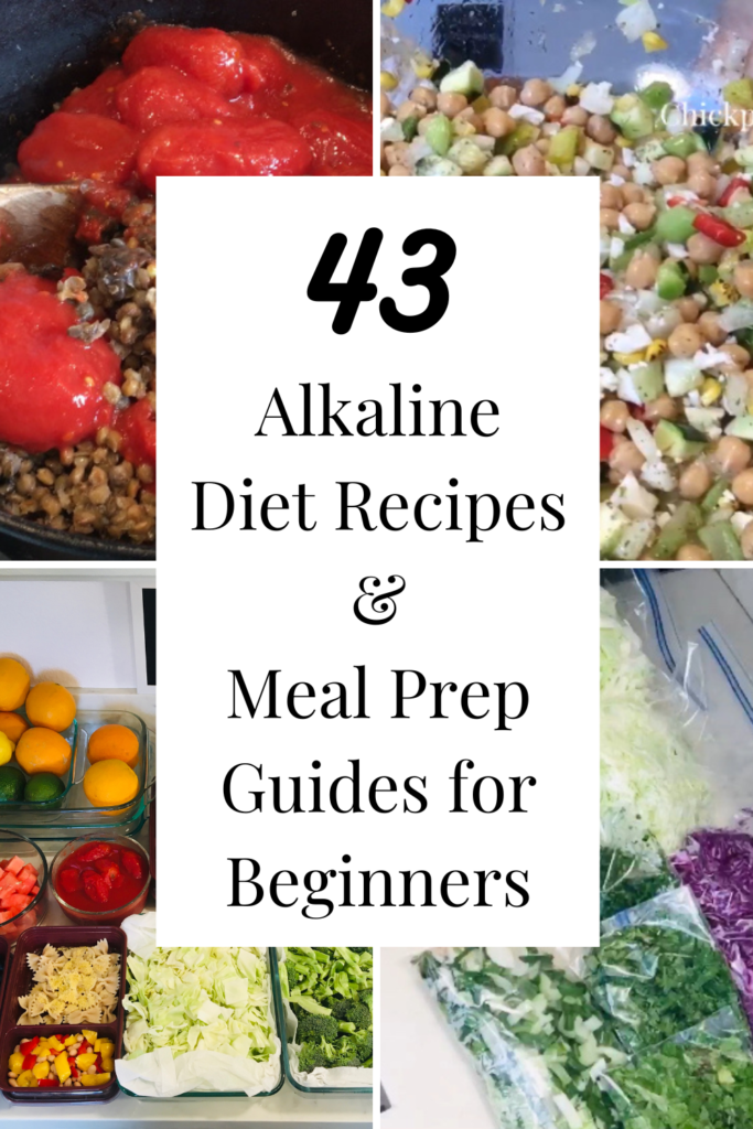 Photo example of 43 alkaline diet recipes and meal prep guides for beginners