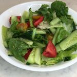 Photo example of alkaline salad and dressing recipe.