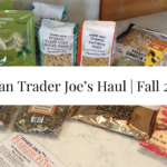 Photo example of 2024 Fall Trader Joe's Vegan Items grocery haul video.