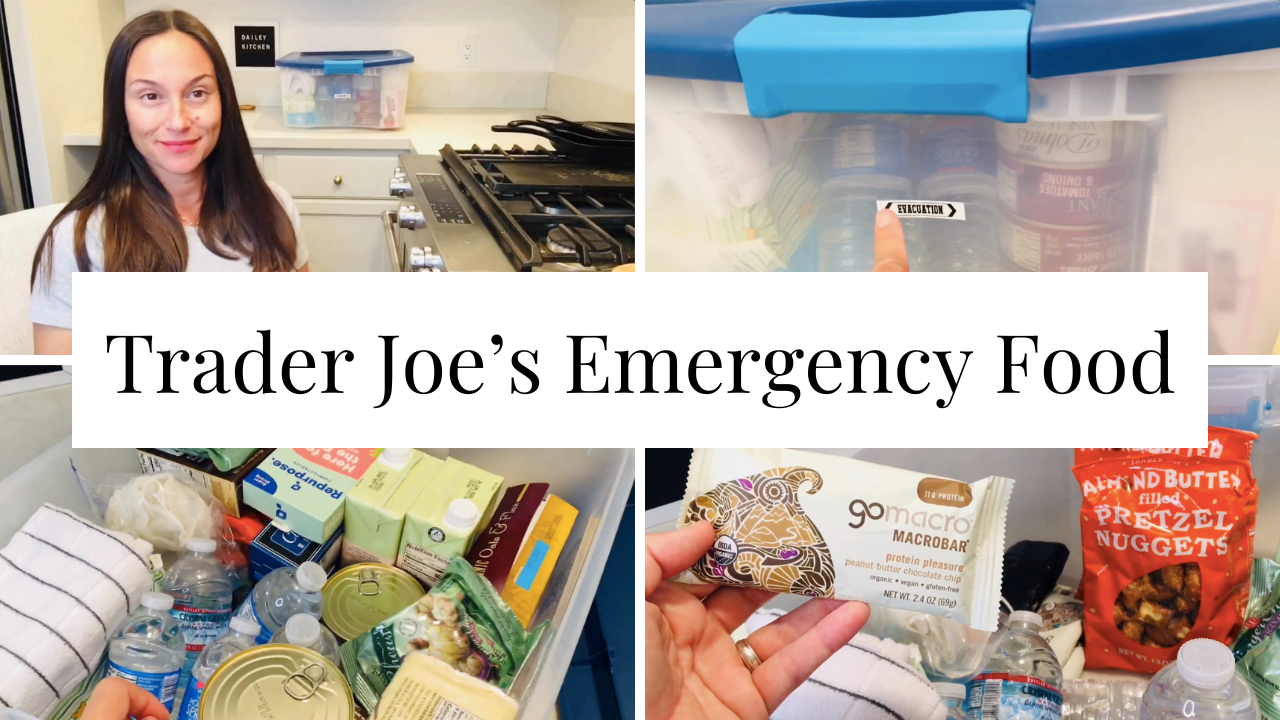 🚨Trader Joes Emergency Food Haul 🚨72 Hours No Cooking Dailey Foods