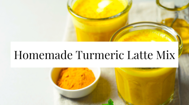 Photo example of Homemade turmeric latte mix recipe.
