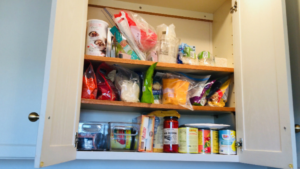 Photo example of why I need a pantry organization system.