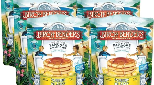 Photo example of Birch Benders Plant Protein Pancake Mix on Amazon.