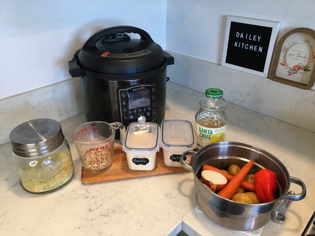 Photo example of vegan cheese sauce recipe in Instant Pot.