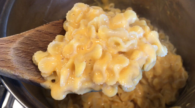 Photo example of vegan mac n cheese sauce recipe in Instant Pot oil free