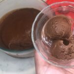 Photo example of Magnesium chocolate nice cream recipe, magnesium rich and calcium rich.