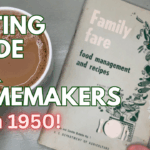 Photo example of videos sharing 1950s housewives diet meal planning food.