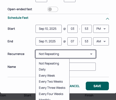 Photo example of the best Simple intermittent fasting app.