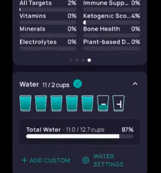 Photo example of the Best hydration tracker app.
