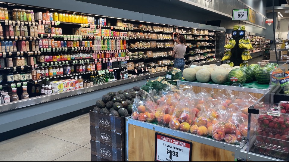 Photo example of high protein high fiber foods at the grocery store.