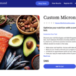 Photo example of LabCorp micronutrient blood test