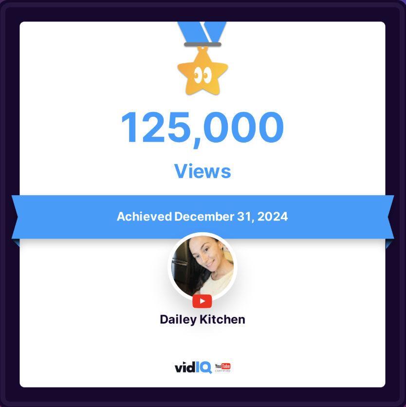 Photo example of my Before VidIQ YouTube Channel Stats.