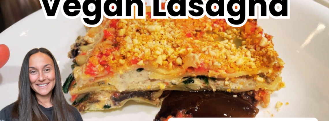 Photo example of Vegan Lasagna Recipe step by step directions.