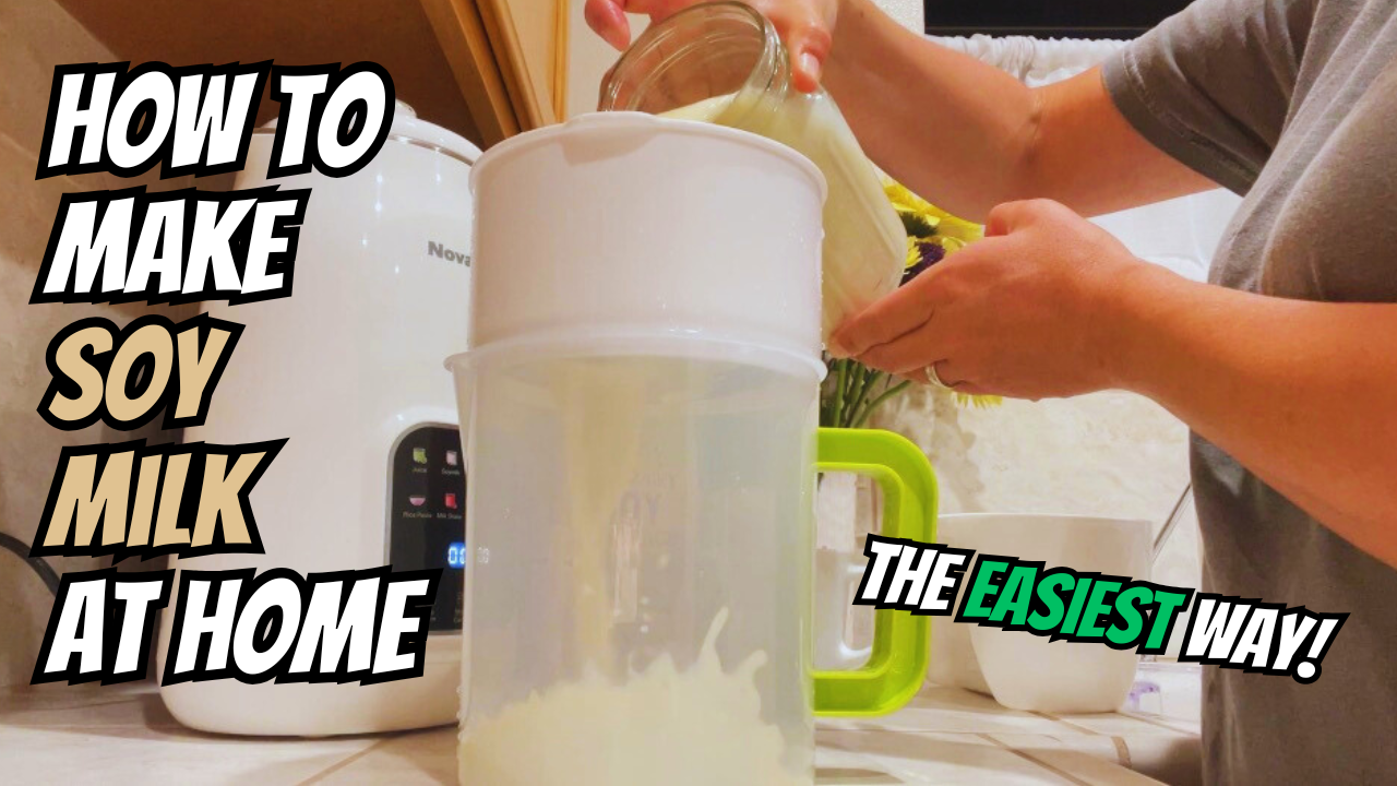 Photo example of How to Soy Milk Nut Milk Maker.