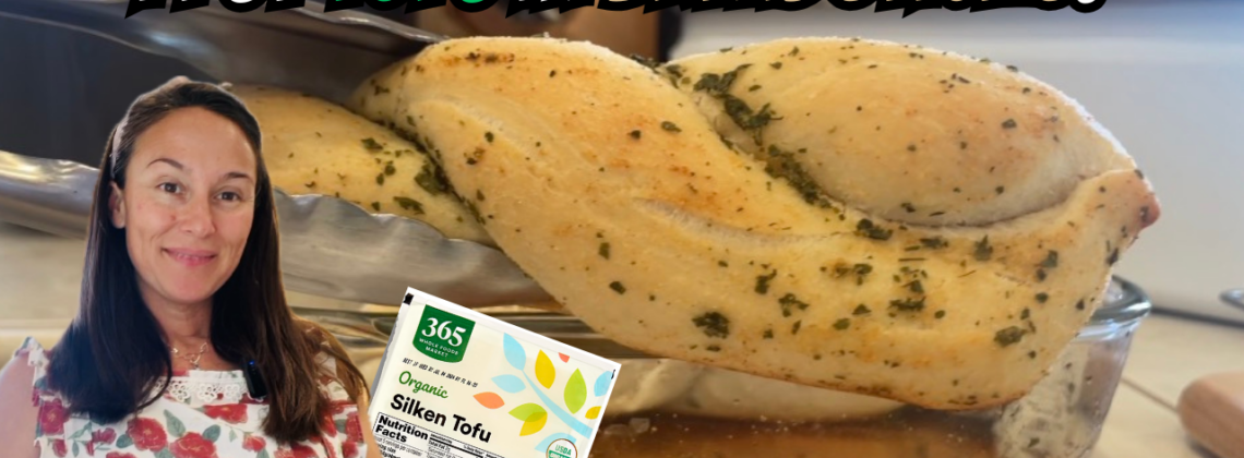 Photo example of Silken Tofu Garlic Bread Sticks recipe.
