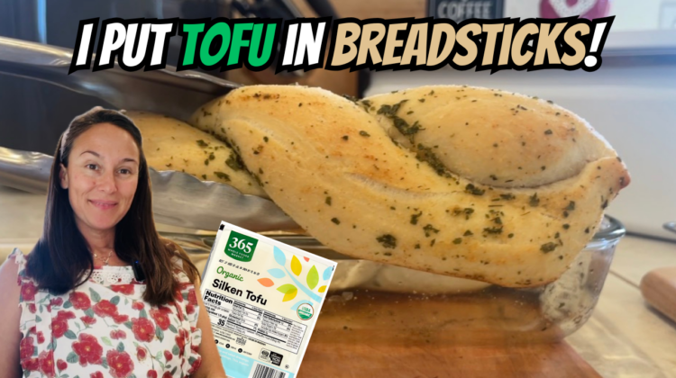 Photo example of Silken Tofu Garlic Bread Sticks recipe.