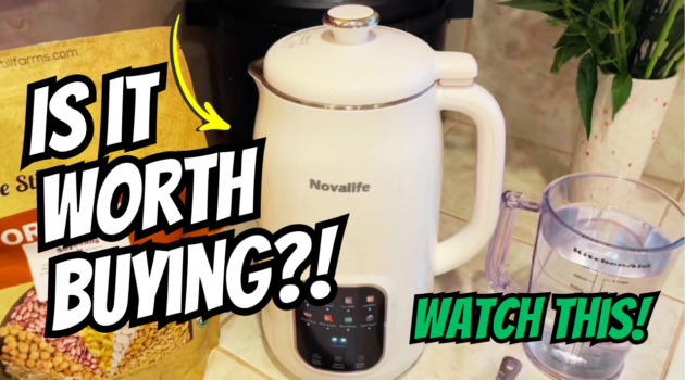 Photo example of Is a Cheap Nut Milk Maker Machine Worth Buying Soy Milk.