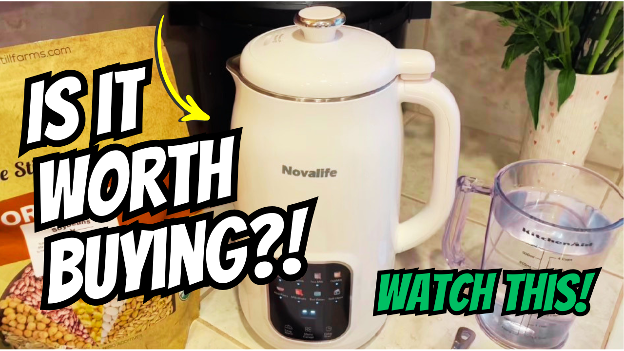 Photo example of Is a Cheap Nut Milk Maker Machine Worth Buying Soy Milk.