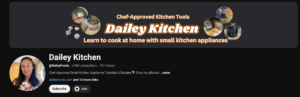Photo example of Dailey Kitchen YouTube Channel.