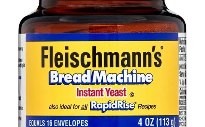 Photo example of yeast for Bread machine maker by Fleischmanns.