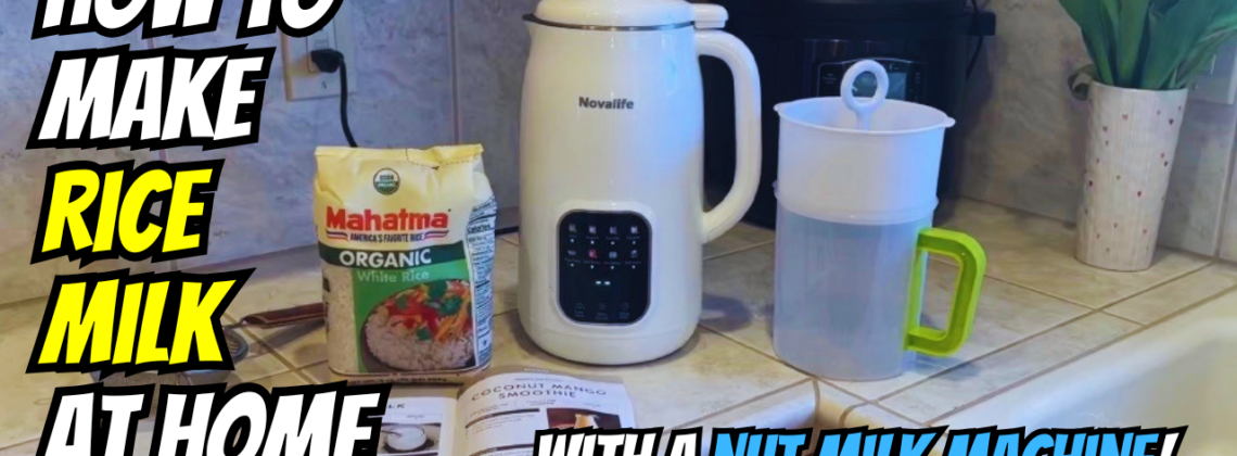 Photo example of How to Make Rice Milk With Nut Milk Maker.