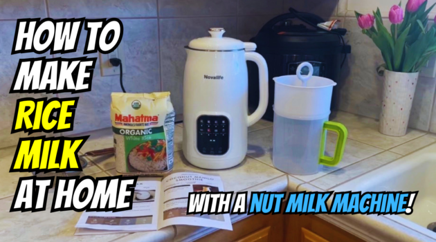Photo example of How to Make Rice Milk With Nut Milk Maker.