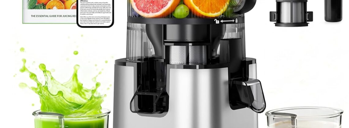 Photo example of ECOSELF 3 in 1 cold pressed juicer review.