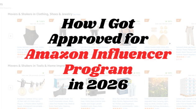 Photo example of Amazon Influencer Program requirements explained 2026