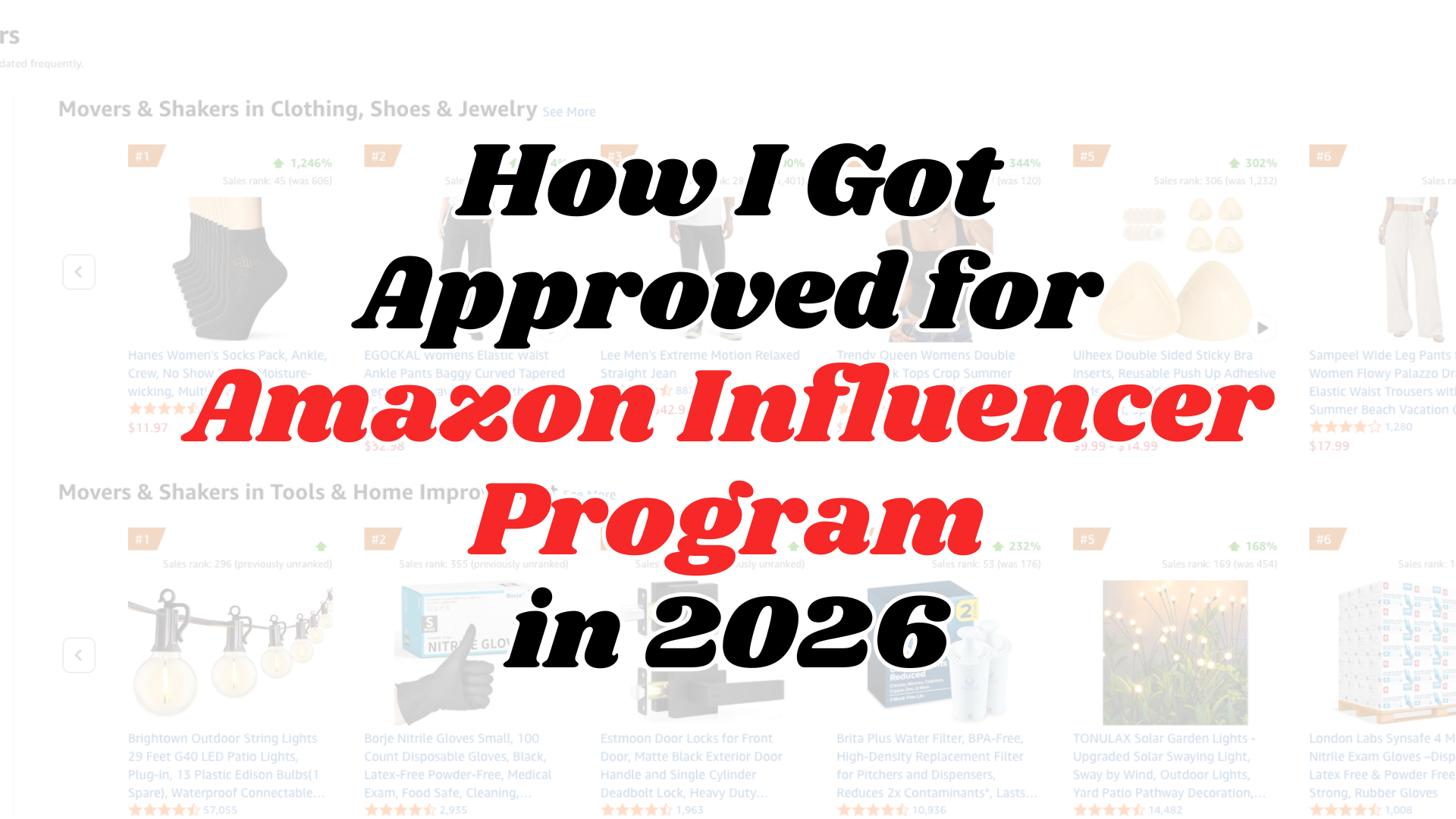 Photo example of Amazon Influencer Program requirements explained 2026