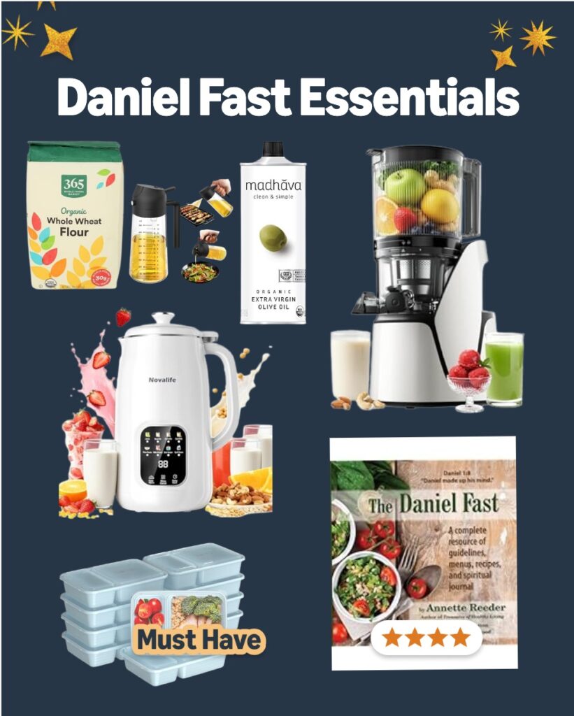 Photo example of Daniel Fast Meal Prep Tools.
