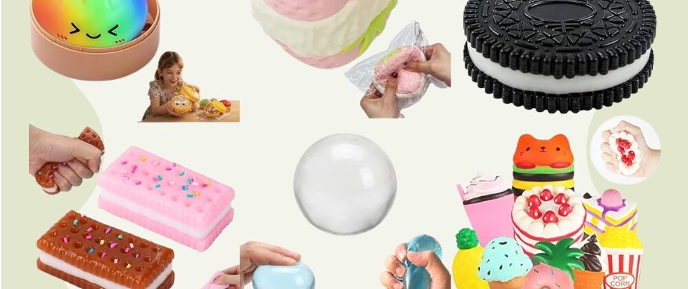 Photo example of NeeDoh Alternative Squishy Food Toys on Amazon.