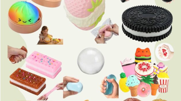Photo example of NeeDoh Alternative Squishy Food Toys on Amazon.
