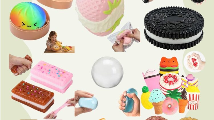 Photo example of NeeDoh Alternative Squishy Food Toys on Amazon.