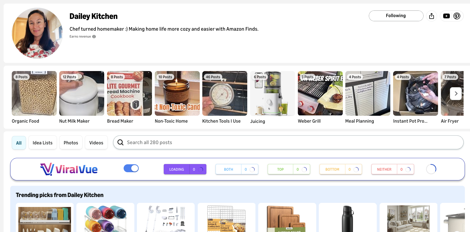 Photo example of My first 30 days as Amazon Influencer 2026.