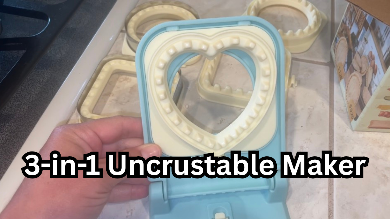 Photo example of 3 in 1 Uncrustable Sandwich Maker Review